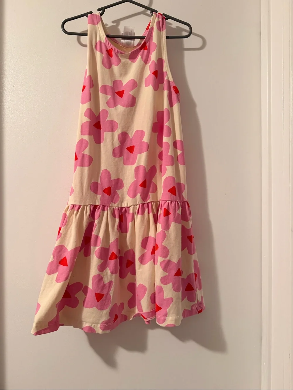 Hanna Andersson Pink Oversized Flower Dress — Size 8 / 130